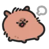 😮‍💨 Эмодзи «Capybara-4 ()» для Telegram