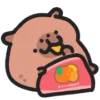 🍊 Эмодзи «Capybara-4 ()» для Telegram
