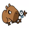 ⏰ Эмодзи «😵Capybara - капибара» для Telegram