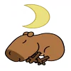 Стикерпак 😵Capybara - капибара для Telegram