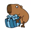 🎁 Эмодзи «😵Capybara - капибара» для Telegram