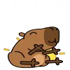 🤗 Эмодзи «😵Capybara - капибара» для Telegram