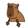 👎 Эмодзи «😵Capybara - капибара» для Telegram