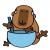 🍴 Эмодзи «😵Capybara - капибара» для Telegram