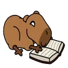 📖 Эмодзи «😵Capybara - капибара» для Telegram