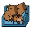 👩‍❤‍👨 Эмодзи «😵Capybara - капибара» для Telegram