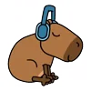 🎧 Эмодзи «😵Capybara - капибара» для Telegram