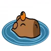 🏝 Эмодзи «😵Capybara - капибара» для Telegram