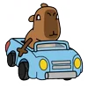 🚘 Эмодзи «😵Capybara - капибара» для Telegram