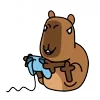 🎮 Эмодзи «😵Capybara - капибара» для Telegram