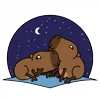 💞 Эмодзи «😵Capybara - капибара» для Telegram