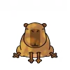 🍁 Эмодзи «😵Capybara - капибара» для Telegram