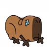 ❤️‍🩹 Эмодзи «😵Capybara - капибара» для Telegram