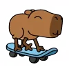 🛹 Эмодзи «😵Capybara - капибара» для Telegram