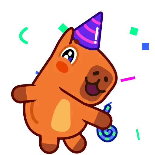 🥳 Эмодзи «Capyboy» для Telegram