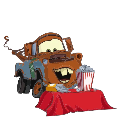 🍿 Эмодзи «Тачки» для Telegram