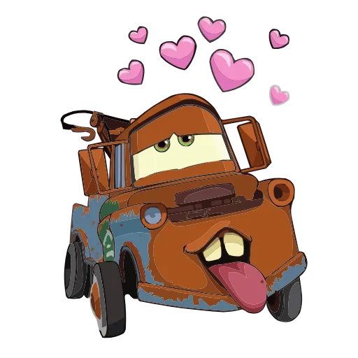 🥰 Эмодзи «Тачки» для Telegram