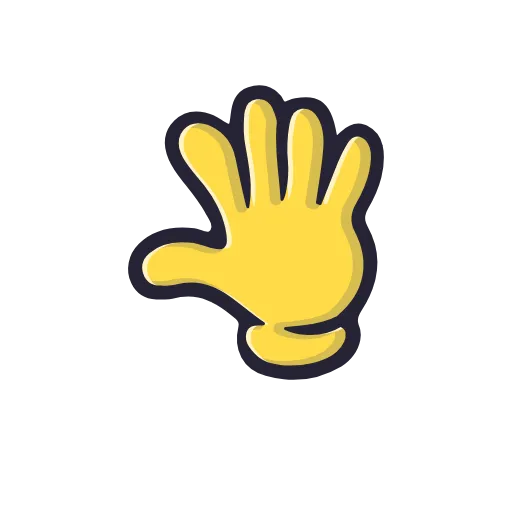 🖐 Эмодзи «Cartoon Gestures» для Telegram