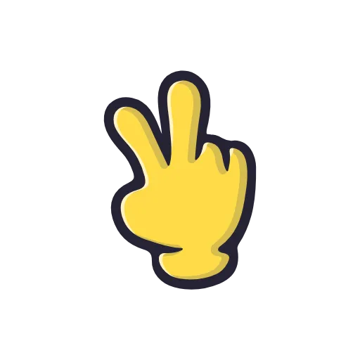 ✌️ Эмодзи «Cartoon Gestures» для Telegram
