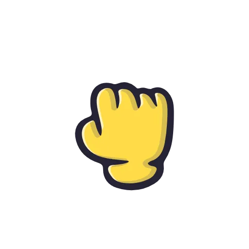 👊 Эмодзи «Cartoon Gestures» для Telegram