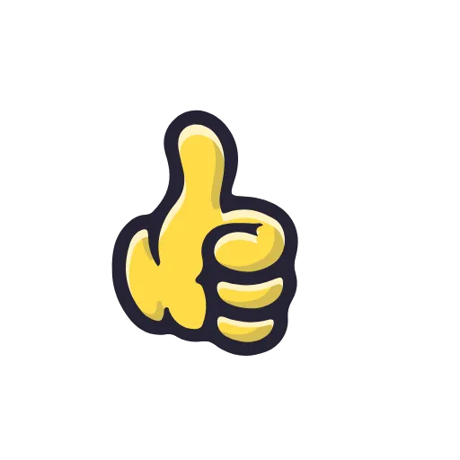 👍 Эмодзи «Cartoon Gestures» для Telegram