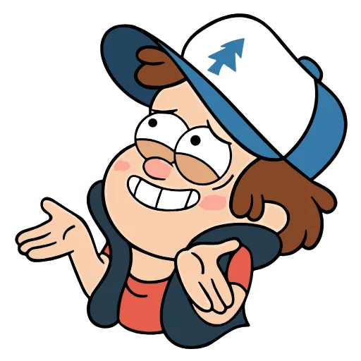 🤷‍♂️ Эмодзи «Gravity Falls» для Telegram