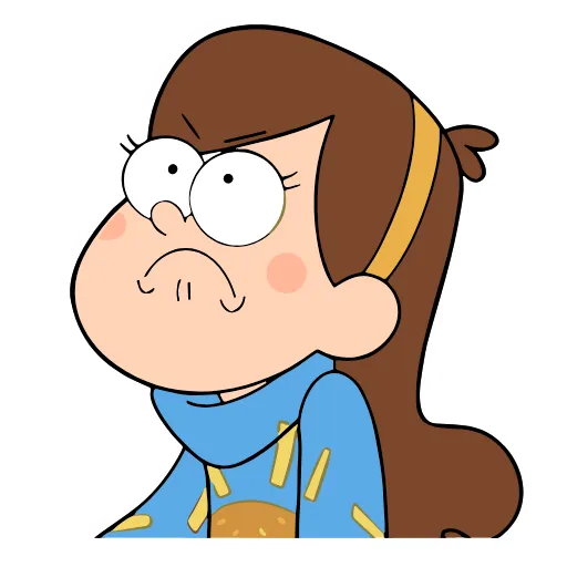 ☹️ Эмодзи «Gravity Falls» для Telegram