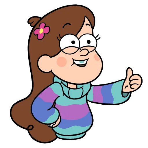 👍 Эмодзи «Gravity Falls» для Telegram