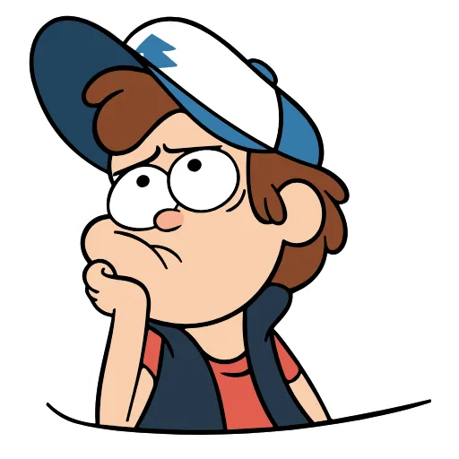 😒 Эмодзи «Gravity Falls» для Telegram
