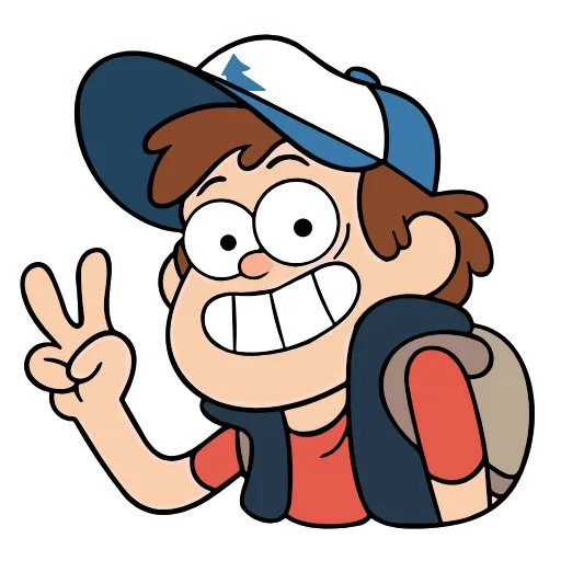 ✌️ Эмодзи «Gravity Falls» для Telegram