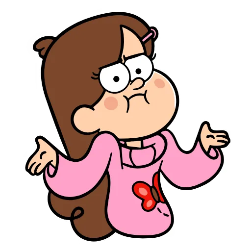 🤷‍♀️ Эмодзи «Gravity Falls» для Telegram