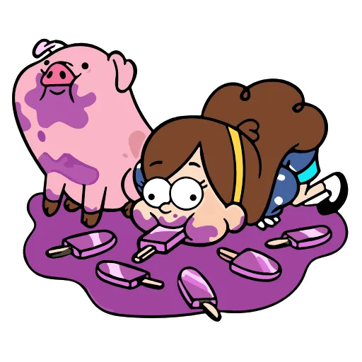 🍦 Эмодзи «Gravity Falls» для Telegram