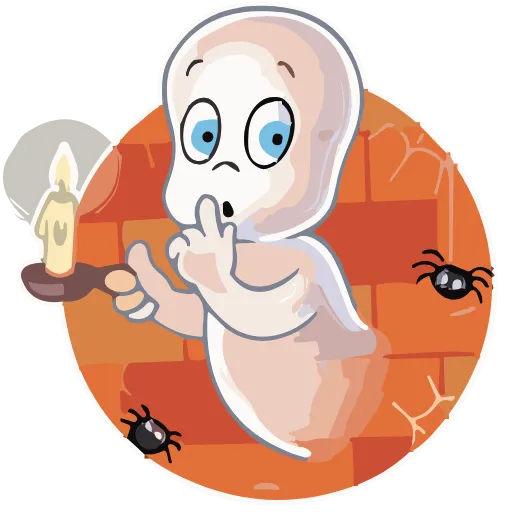🤫 Эмодзи «Casper» для Telegram