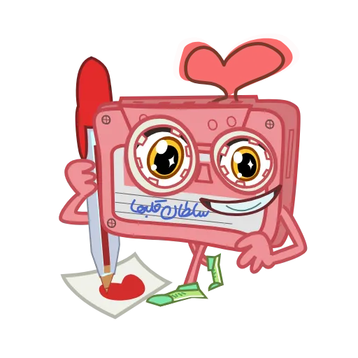 😍 Эмодзи «Кассеты» для Telegram