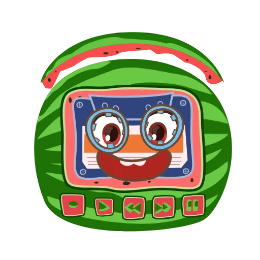 🍉 Эмодзи «Кассеты» для Telegram