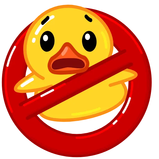 😖 Эмодзи «Утя смайлики / Utya Duck emoji» для Telegram