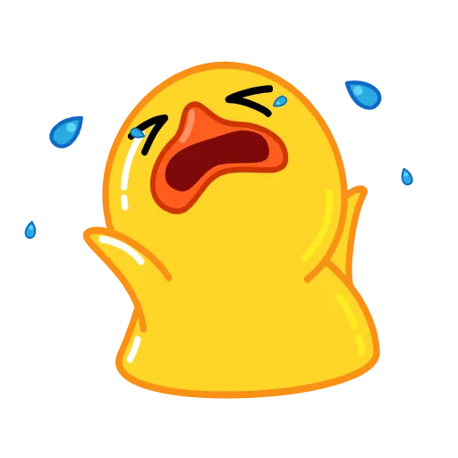 😭 Эмодзи «Утя смайлики / Utya Duck emoji» для Telegram