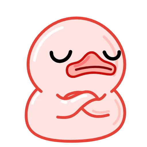 😒 Эмодзи «Утя смайлики / Utya Duck emoji» для Telegram