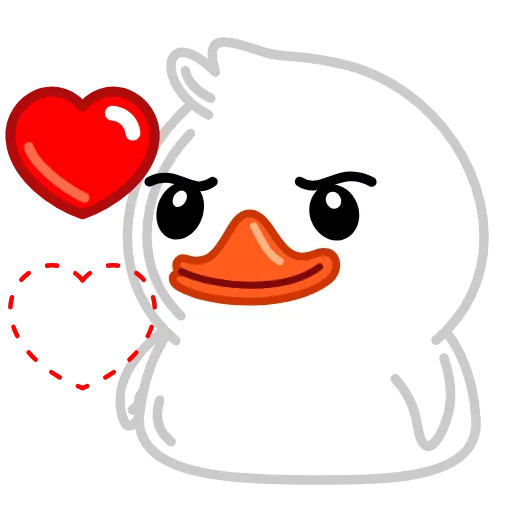 😘 Эмодзи «Утя смайлики / Utya Duck emoji» для Telegram