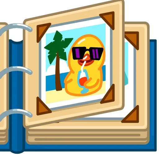 📖 Эмодзи «Утя смайлики / Utya Duck emoji» для Telegram