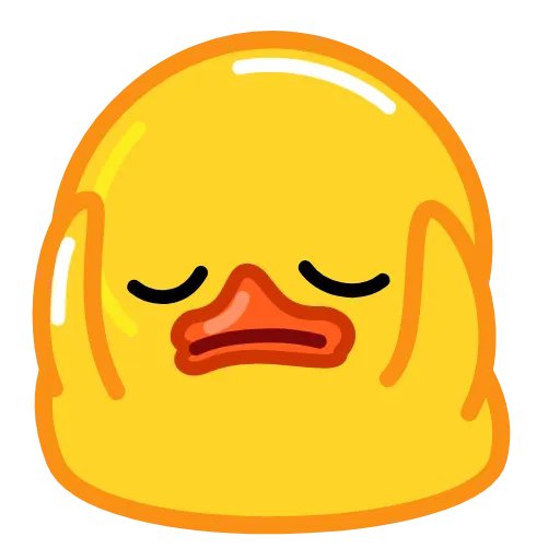 😣 Эмодзи «Утя смайлики / Utya Duck emoji» для Telegram