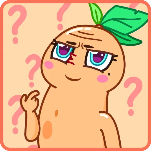 🤔 Эмодзи «😲Mandrake - мандрагора» для Telegram