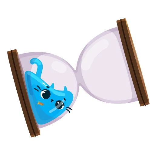 💙 Эмодзи «Водокот растекается по вашим диалогам» для Telegram