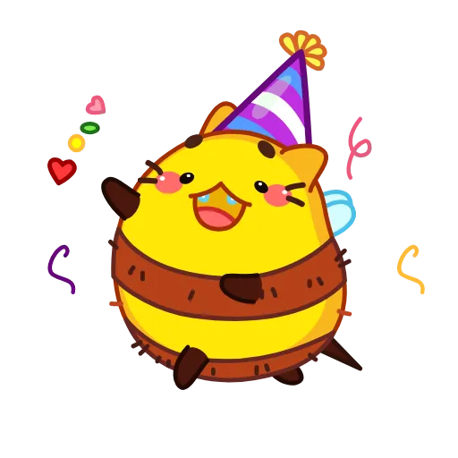 🥳 Эмодзи «Котопчёл» для Telegram