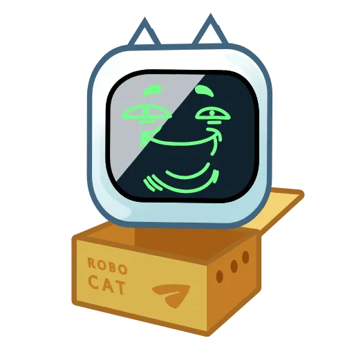 🤪 Эмодзи «Cat Bot» для Telegram