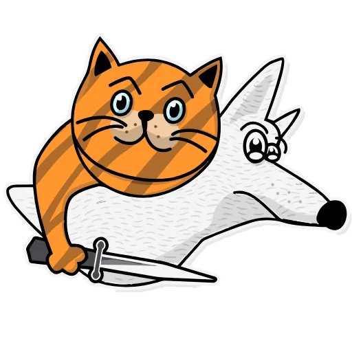 🔪 Эмодзи «Cat Busik» для Telegram