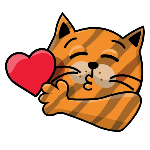 😘 Эмодзи «Cat Busik» для Telegram