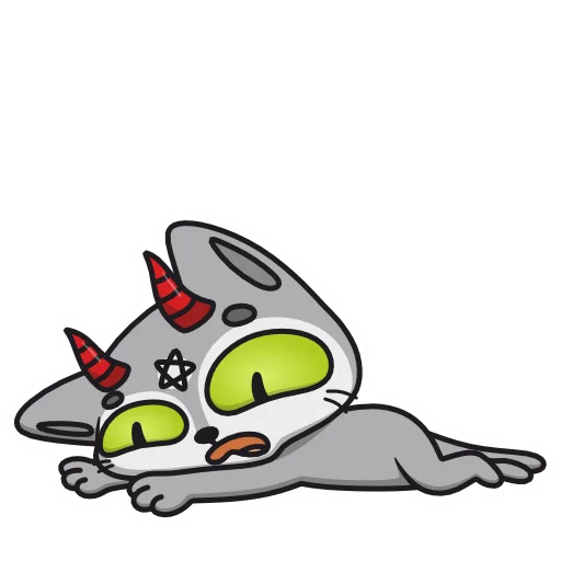 😩 Стикер «Demon Cat Diamond» для Telegram
