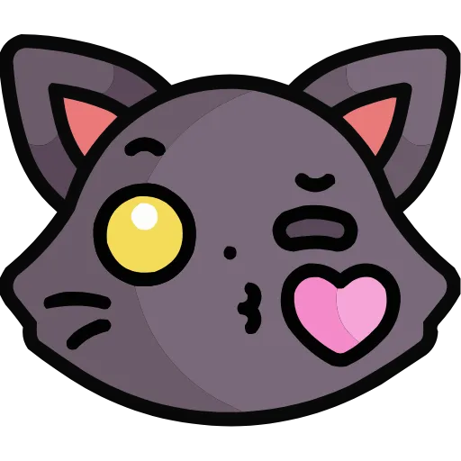 😘 Эмодзи «🥰 Cat Emoji» для Telegram