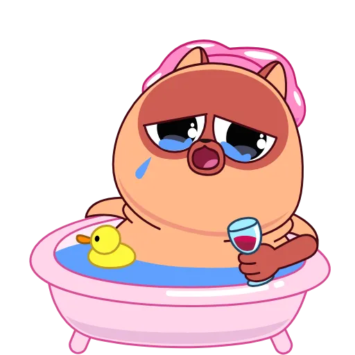 😭 Эмодзи «Кот» для Telegram